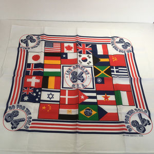 1984 go for the gold LA olympics bandana scarf